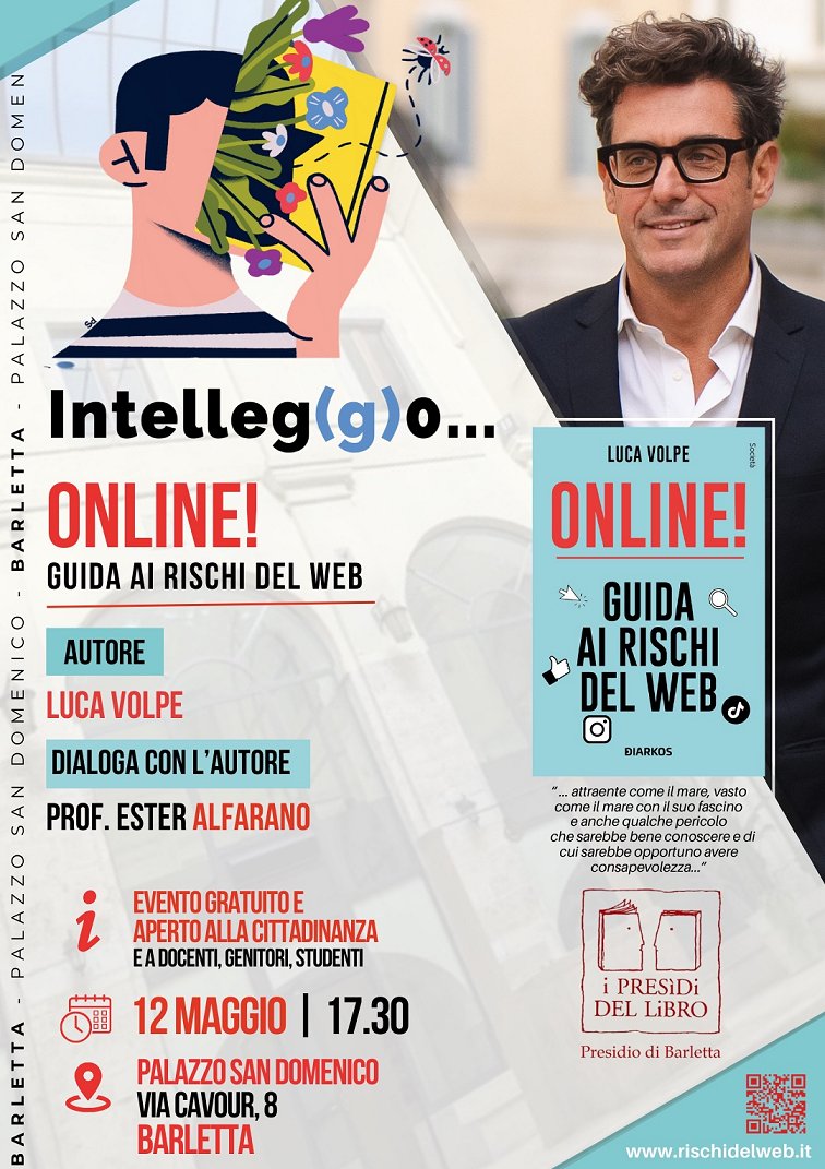 Immagine di copertina per LUTTO CITTADINO: IN SEGNO DI RISPETTO RINVIATO ONLINE! GUIDA AI RISCHI DEL WEB, EVENTO ODIERNO DEL MAGGIO DEI LIBRI