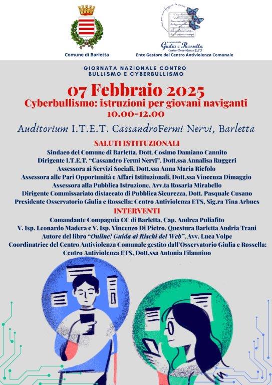 CYBERBULLISMO: ISTRUZIONI PER GIOVANI NAVIGANTI